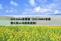 2013nba常规赛（2013NBA常规赛火箭vs马刺央视网）