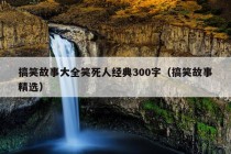 搞笑故事大全笑死人经典300字（搞笑故事精选）