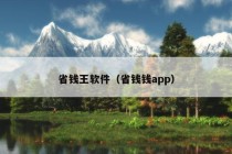 省钱王软件（省钱钱app）