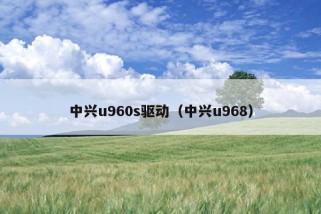 中兴u960s驱动（中兴u968）