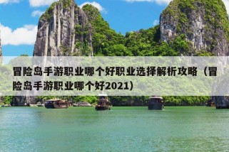 冒险岛手游职业哪个好职业选择解析攻略（冒险岛手游职业哪个好2021）