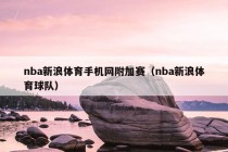 nba新浪体育手机网附加赛（nba新浪体育球队）