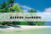 战士多彩宝石（wow多彩宝石）