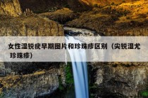 女性湿锐疣早期图片和珍珠疹区别（尖锐湿尤 珍珠疹）