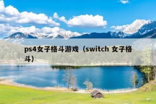 ps4女子格斗游戏（switch 女子格斗）