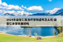 2024年益智仁能治疗肾阳虚吗怎么吃:益智仁补肾效果好吗