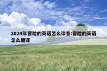 2024年冒险的英语怎么读音:冒险的英语怎么翻译