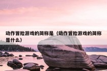 动作冒险游戏的简称是（动作冒险游戏的简称是什么）