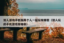 双人游戏手机版两个人一起玩有哪些（双人玩的手机游戏有哪些）