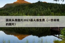 搞笑头像图片2023最火爆免费（一秒笑喷的图片）