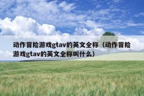 动作冒险游戏gtav的英文全称（动作冒险游戏gtav的英文全称叫什么）