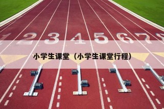 小学生课堂（小学生课堂行程）