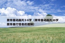 奥特曼动画片3-6岁（奥特曼动画片36岁奥特曼打怪兽的视频）