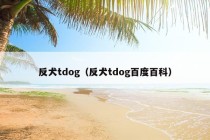 反犬tdog（反犬tdog百度百科）