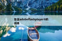 包含adobeflashplayer8的词条