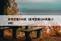 高考恋爱100天（高考恋爱100天是r18吗）