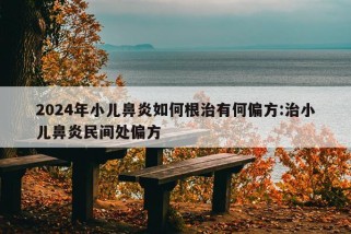 2024年小儿鼻炎如何根治有何偏方:治小儿鼻炎民间处偏方