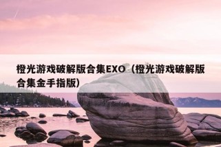 橙光游戏破解版合集EXO（橙光游戏破解版合集金手指版）