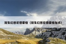 双生幻想尼德霍格（双生幻想尼德霍格加点）