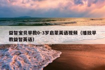 益智宝贝早教0-3岁启蒙英语视频（播放早教益智英语）