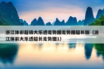 浙江体彩超级大乐透走势图走势图超长版（浙江体彩大乐透超长走势图1）