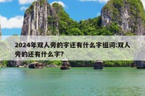 2024年双人旁的字还有什么字组词:双人旁的还有什么字?