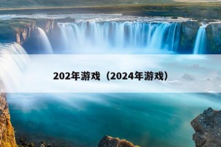 202年游戏（2024年游戏）