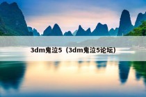 3dm鬼泣5（3dm鬼泣5论坛）