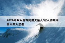 2024年双人游戏同屏火柴人:双人游戏同屏火柴人忍者