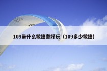 109带什么敏捷套好玩（109多少敏捷）