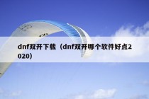 dnf双开下载（dnf双开哪个软件好点2020）