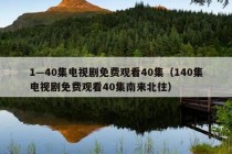 1—40集电视剧免费观看40集（140集电视剧免费观看40集南来北往）