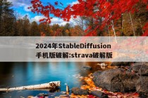 2024年StableDiffusion手机版破解:strava破解版