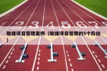 敏捷项目管理案例（敏捷项目管理的5个阶段）