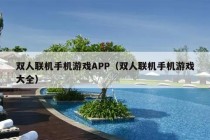 双人联机手机游戏APP（双人联机手机游戏大全）