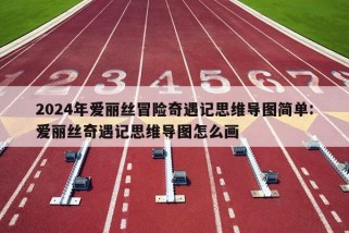 2024年爱丽丝冒险奇遇记思维导图简单:爱丽丝奇遇记思维导图怎么画