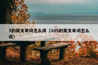 5的英文单词怎么读（165的英文单词怎么读）