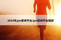 2024年gm游戏平台:gm游戏平台端游