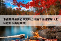 下面瘙痒会自己恢复吗上环后下面经常痒（上环过后下面经常痒）