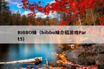 BIBBO妹（bibbo妹介绍游戏Part5）