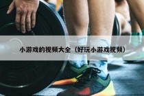 小游戏的视频大全（好玩小游戏视频）