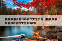 搞笑故事长篇600字作文怎么写（搞笑故事长篇600字作文怎么写的）