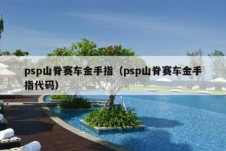 psp山脊赛车金手指（psp山脊赛车金手指代码）