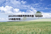 pes2010绿茵传奇修改器（pes2015绿茵传奇）