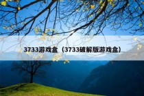 3733游戏盒（3733破解版游戏盒）