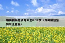 爆笑脑筋急转弯大全6-12岁（爆笑脑筋急转弯儿童版）