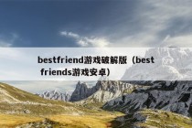 bestfriend游戏破解版（best friends游戏安卓）