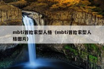 mbti冒险家型人格（mbti冒险家型人格图片）