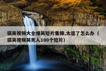 搞笑视频大全爆笑短片集锦,太逗了怎么办（搞笑视频笑死人100个短片）