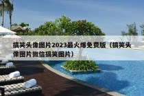 搞笑头像图片2023最火爆免费版（搞笑头像图片微信搞笑图片）